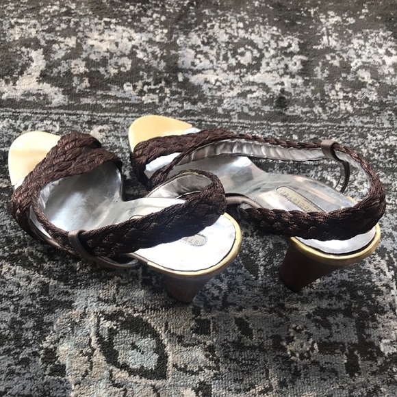 Bronze Stella McCartney heels - Picture 3 of 5